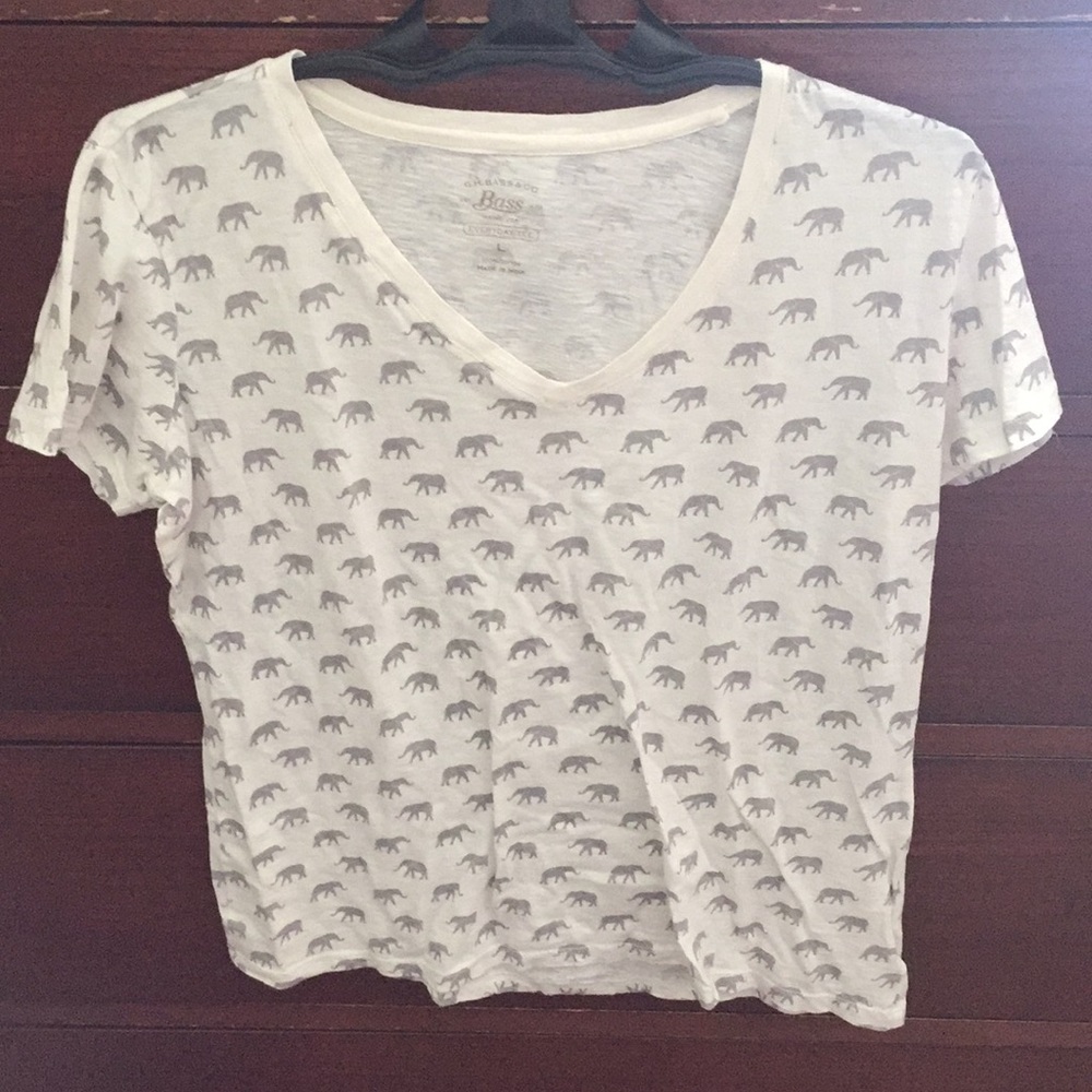 Elephant print t shirt
